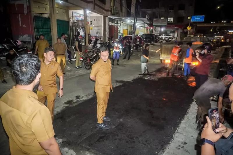 Wako Pekanbaru Minta Perbaikan Jalan Rusk Digesa